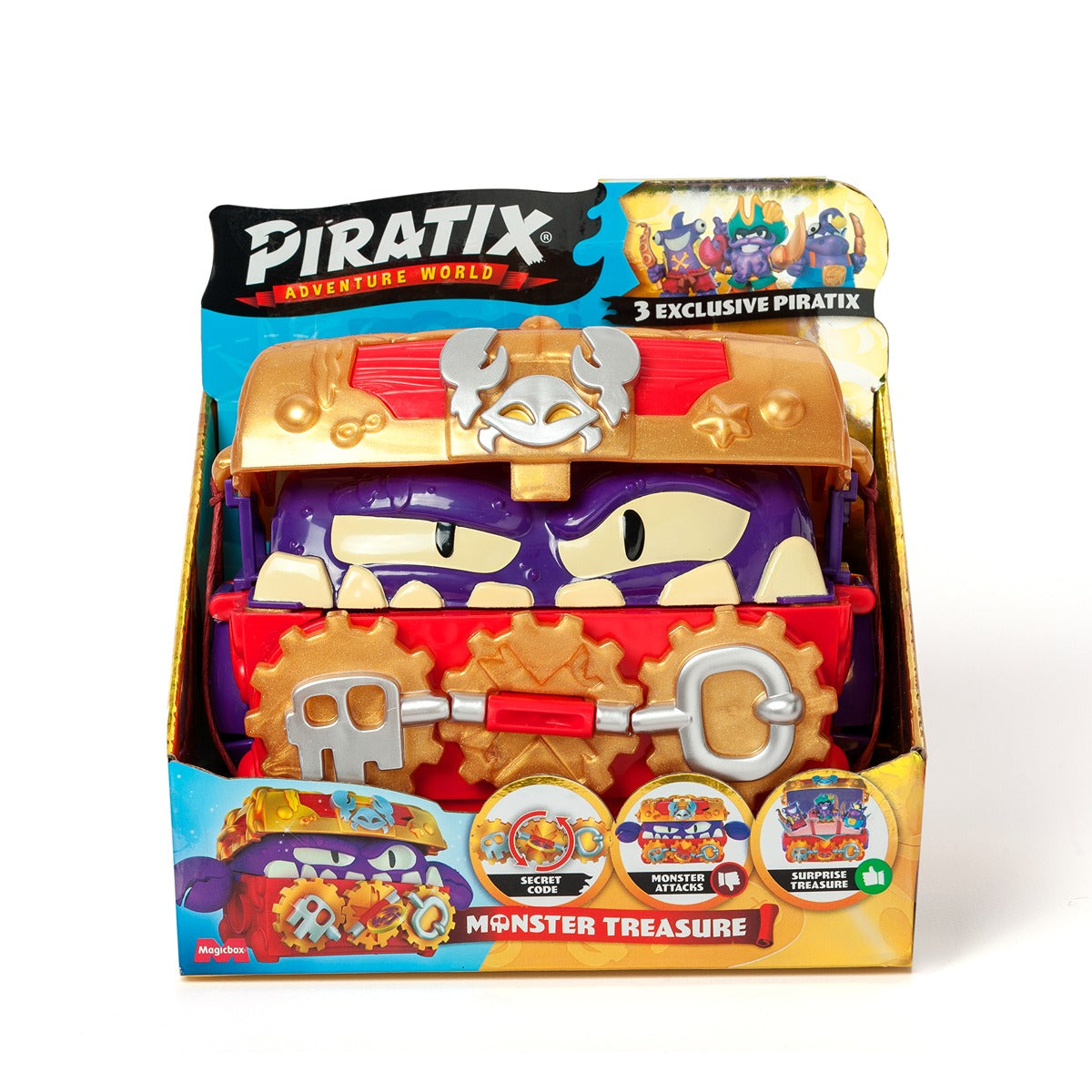 PIRATIX Comoara Monstrilor, set de joaca - Imagine 1