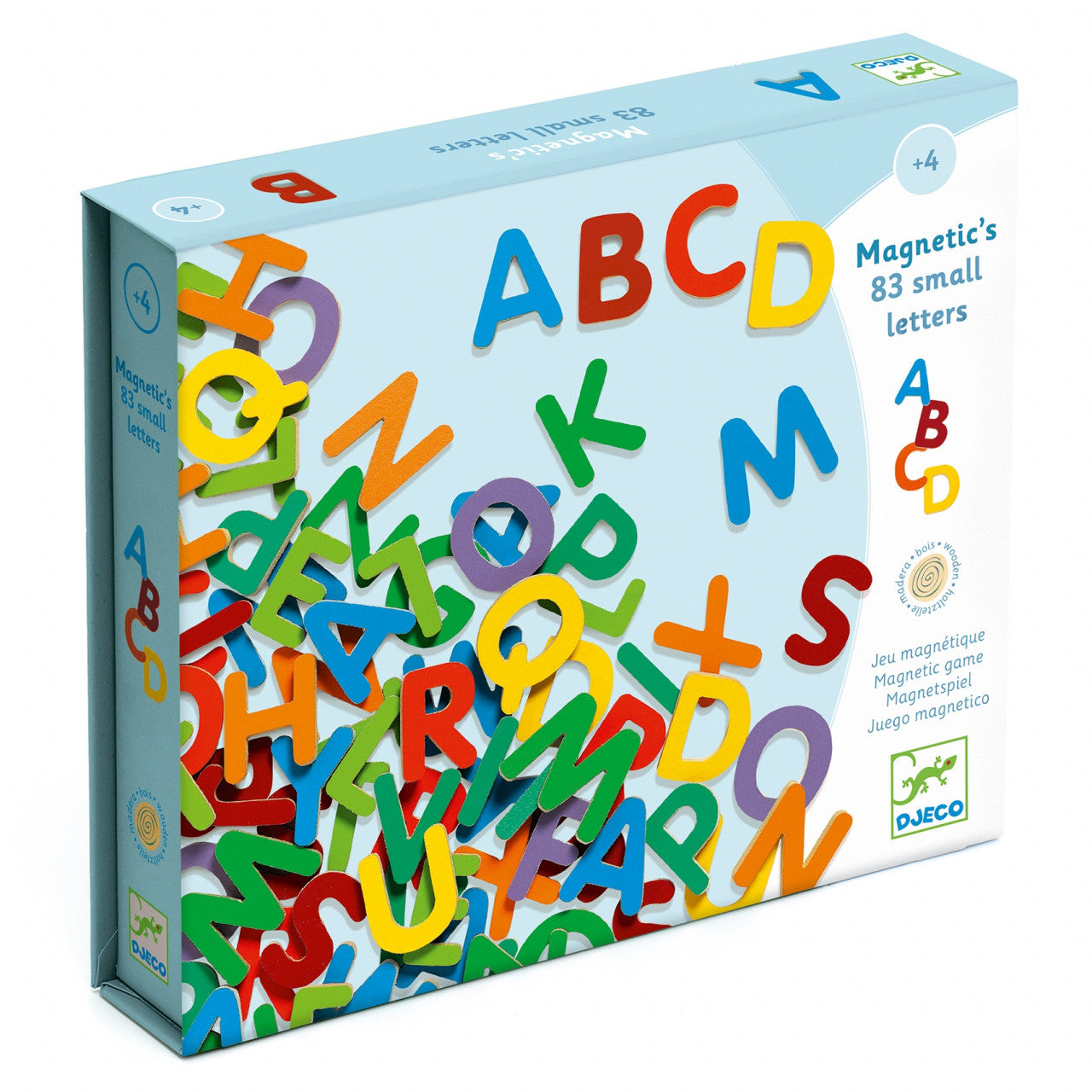 Joc cu magneti 83 Litere colorate, Djeco - Imagine 1 [ps:19533026-5d4a-4637-9b2d-55af8e99eeaf]