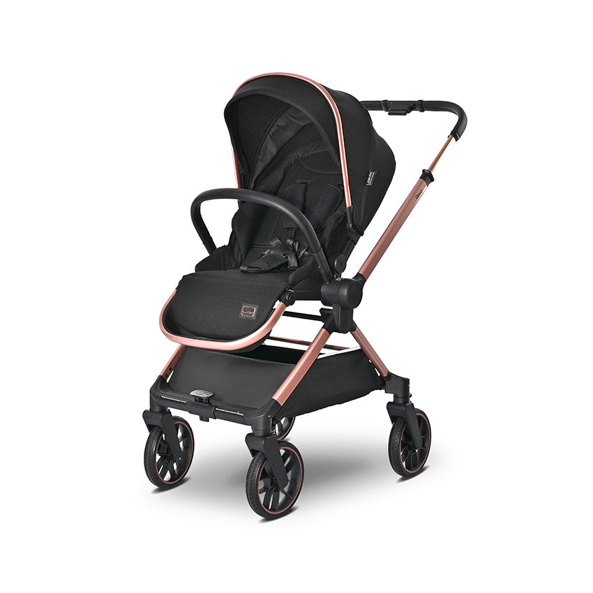 Cărucior Set 3 în 1 Lorelli Reya, Mâner Reversibil, Maro - Black Jasper (1) [ps:4606d0fd-37df-4821-ba83-edf1df55f218]