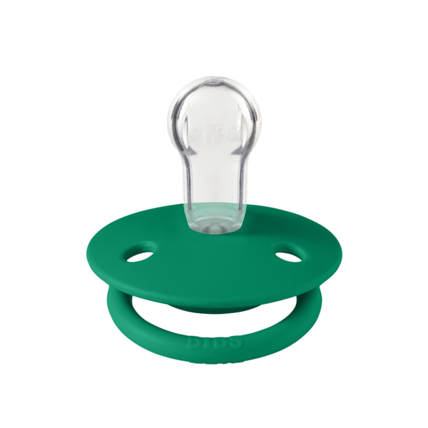 Set 2 Suzete BIBS De Lux Silicon, Rotunde, Sage/Hunter Green - Evergreen (1) [ps:370b96b4-6337-4cbc-a3df-a8353bb7e19d]