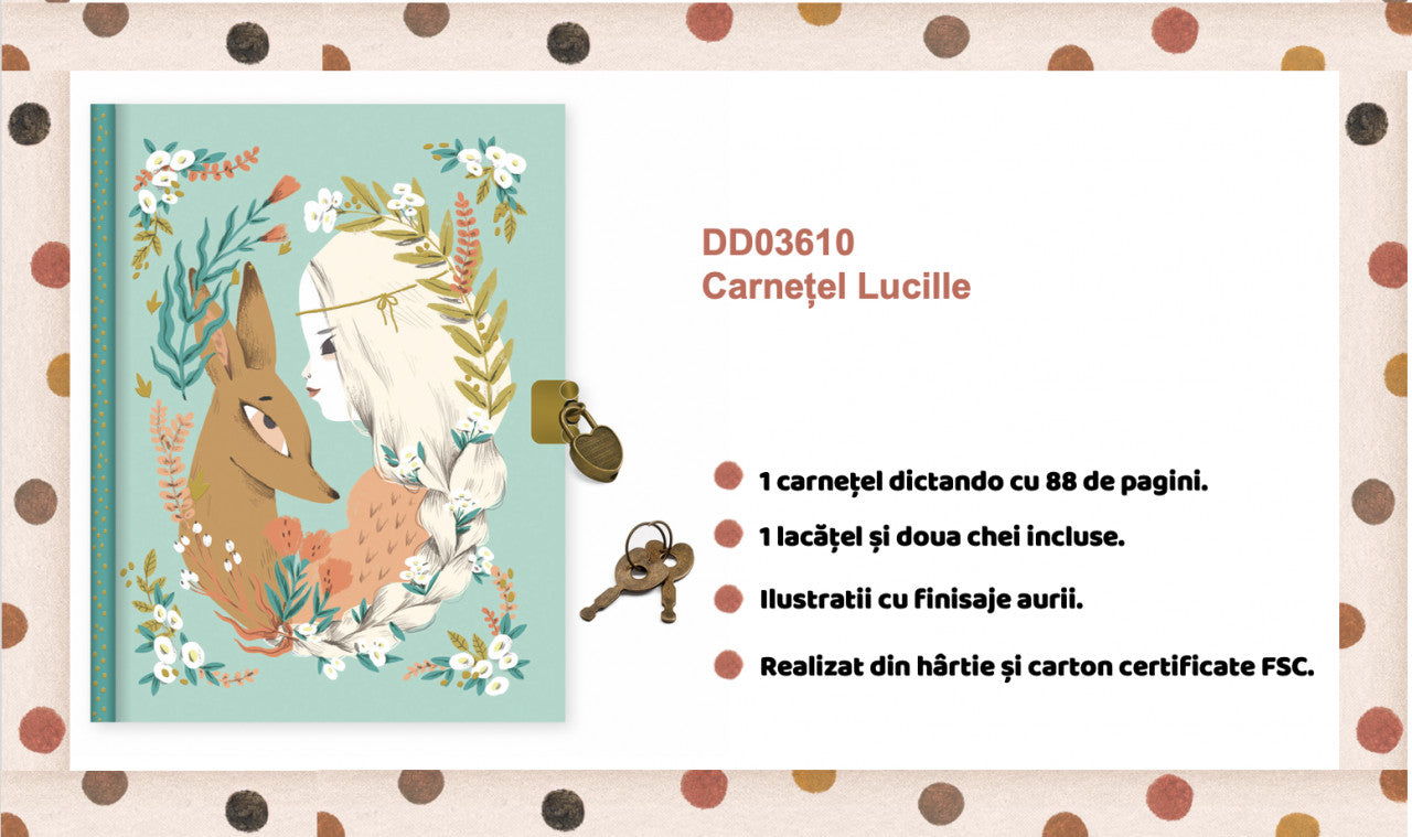 Jurnal secret Lucille, Djeco - Default Title (1) [ps:0bffb789-f69a-4322-bb29-f610c3ea1289]