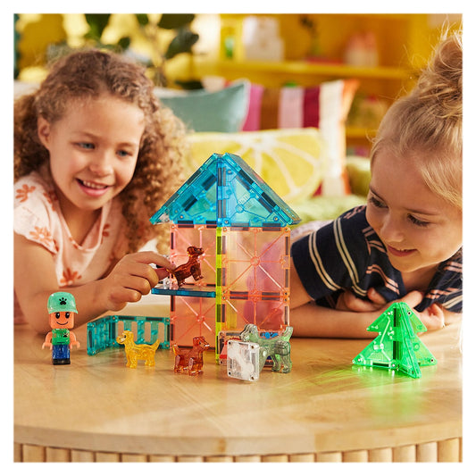 MAGNA-TILES Puppy Park - Set Jucării Magnetice, 27 piese - Default Title (1) [ps:70c296bc-cd84-4658-9a2e-94771699461f]