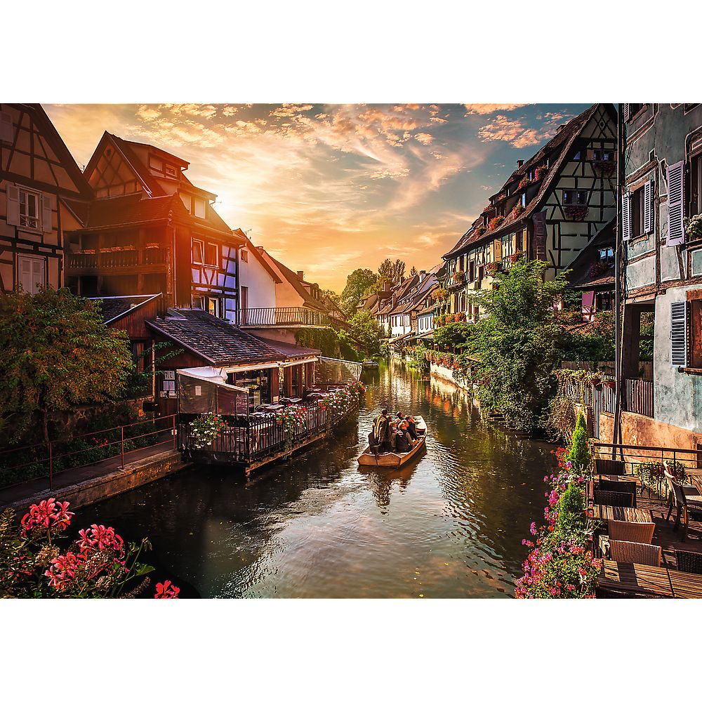 PUZZLE TREFL 1000 PREMIUM PLUS TEA TIME PIATA DE FLORI - Venetie (1) [ps:39fa2e7c-6d06-4d48-9be7-6b418867c177]