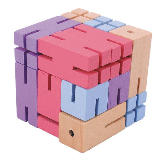 Joc logic IQ Puzzle 3D Figurina violet, Fridolin - Imagine 1 [ps:96af8eae-735a-4d45-9c31-0adae03b1175]