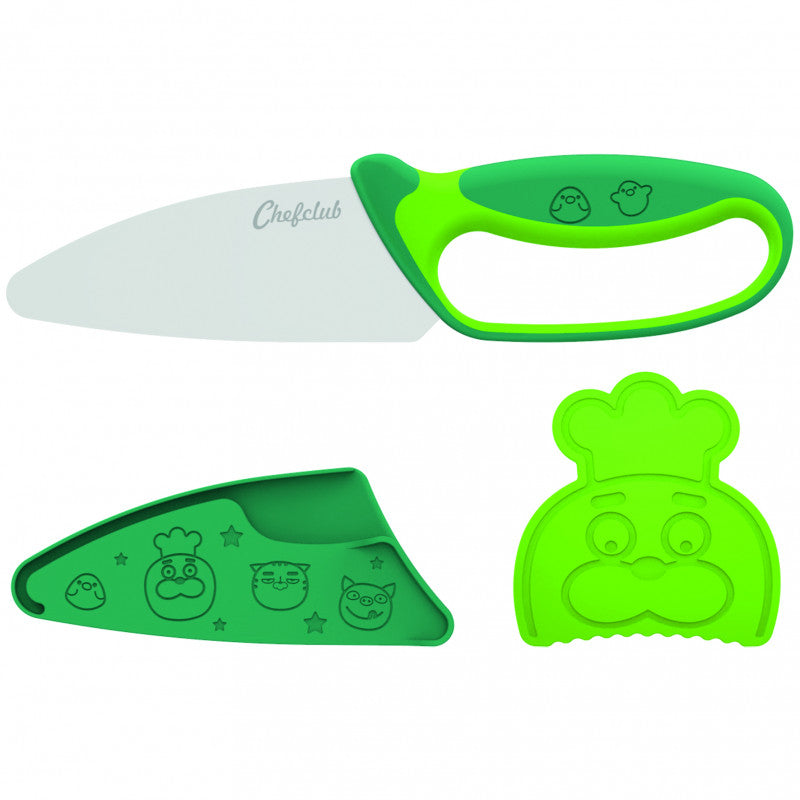 Kit cutit de Bucatar pentru Copii, Verde, Chefclub Kids - Imagine 1 [ps:d5499257-8ce0-4c8e-9e89-28bcf0c7d36f]