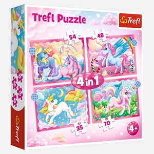 Puzzle Unicorni 4 in 1 Trefl - Set Jucării Creative - Default Title (1) [ps:15738eae-1a7f-4dd1-b46f-3bbbef1a8cf1]