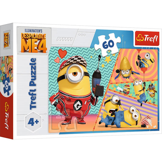 PUZZLE TREFL 4IN1 DESPICABLE ME 4 MINIONII TRAZNITI - Imagine 1 [ps:811f21fc-1dd5-4104-ba10-0c02634fa8a6]