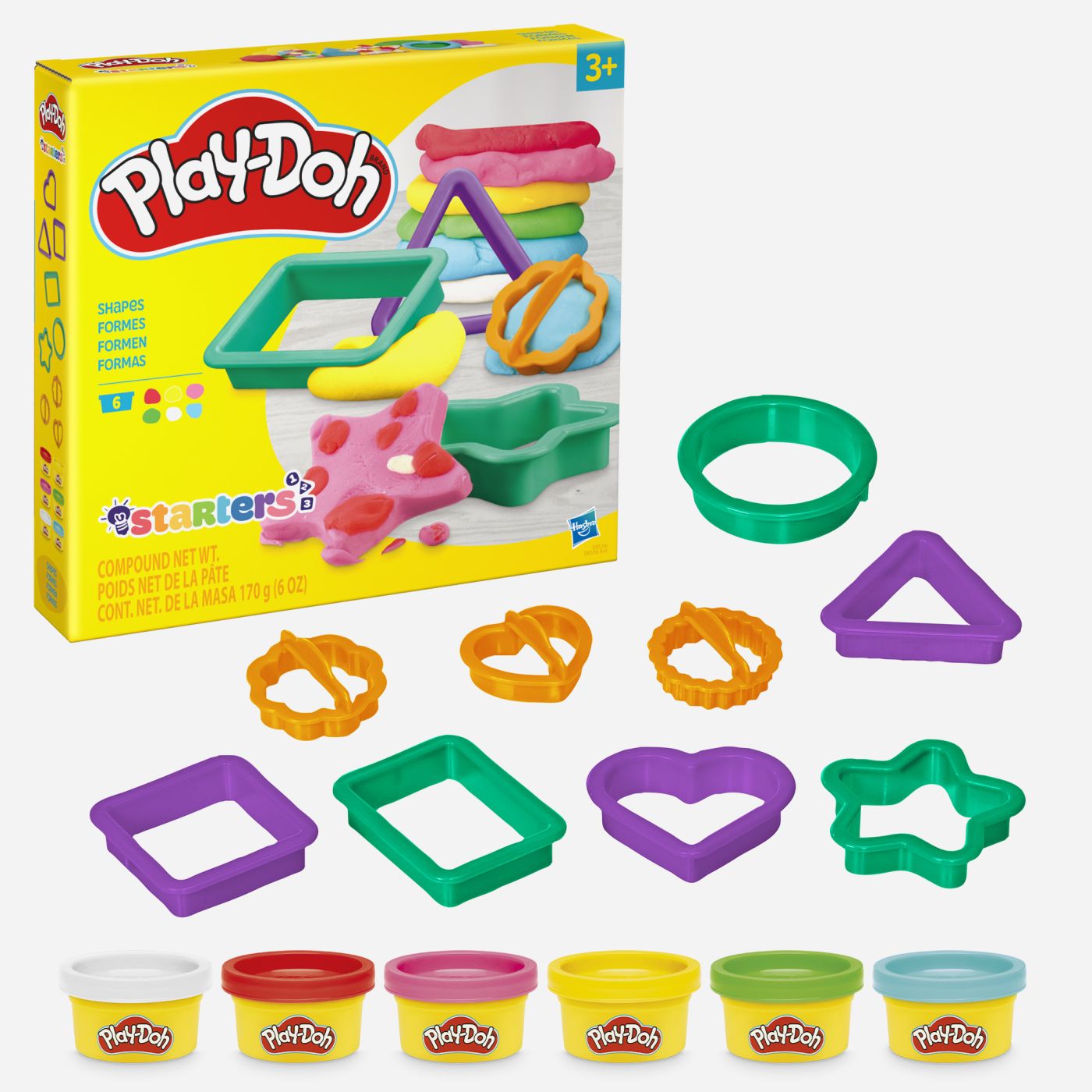 Play-Doh Set Forme Geometrice Hasbro - Jucărie Modelaj - Default Title (1) [ps:685de82b-1816-46b2-87c2-ecb801e5d054]