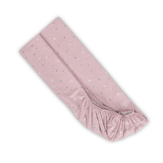 Cearceaf Patut Lorelli, 98x65 cm, Bumbac Ranforce, Rose Sky - Rose Sky (1) [ps:f7c27681-20e6-49e2-b1e1-26425a2a8a75]