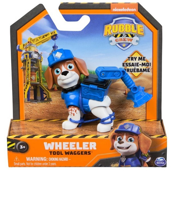 PATRULA CATELUSILOR RUBBLE AND CREW FIGURINA WHEELER 5CM - Imagine 1 [ps:e043a2ff-9c99-497d-8357-b380418fa548]