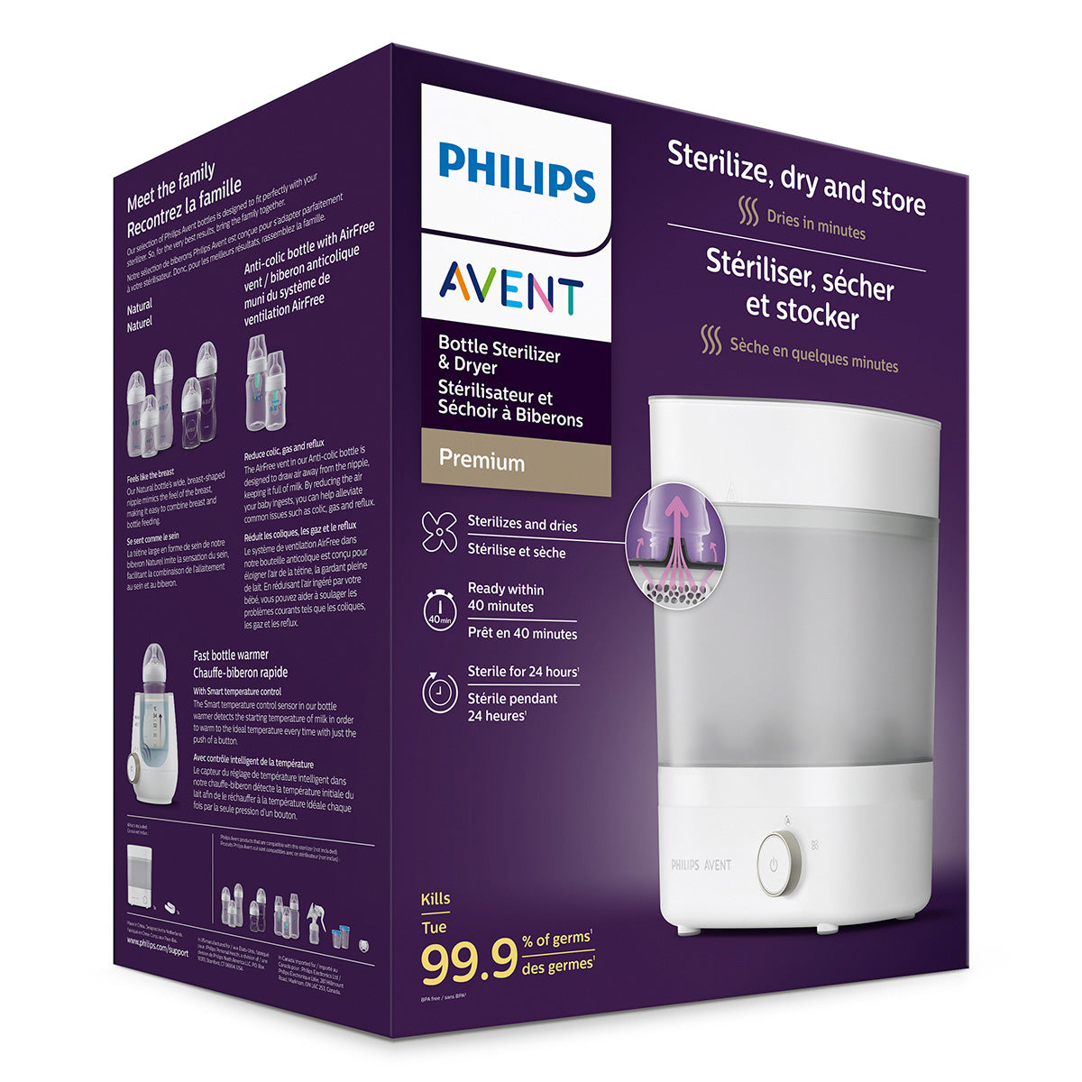 PHILIPS SCF293/00 Avent, sterilizator, si uscator - Imagine 1