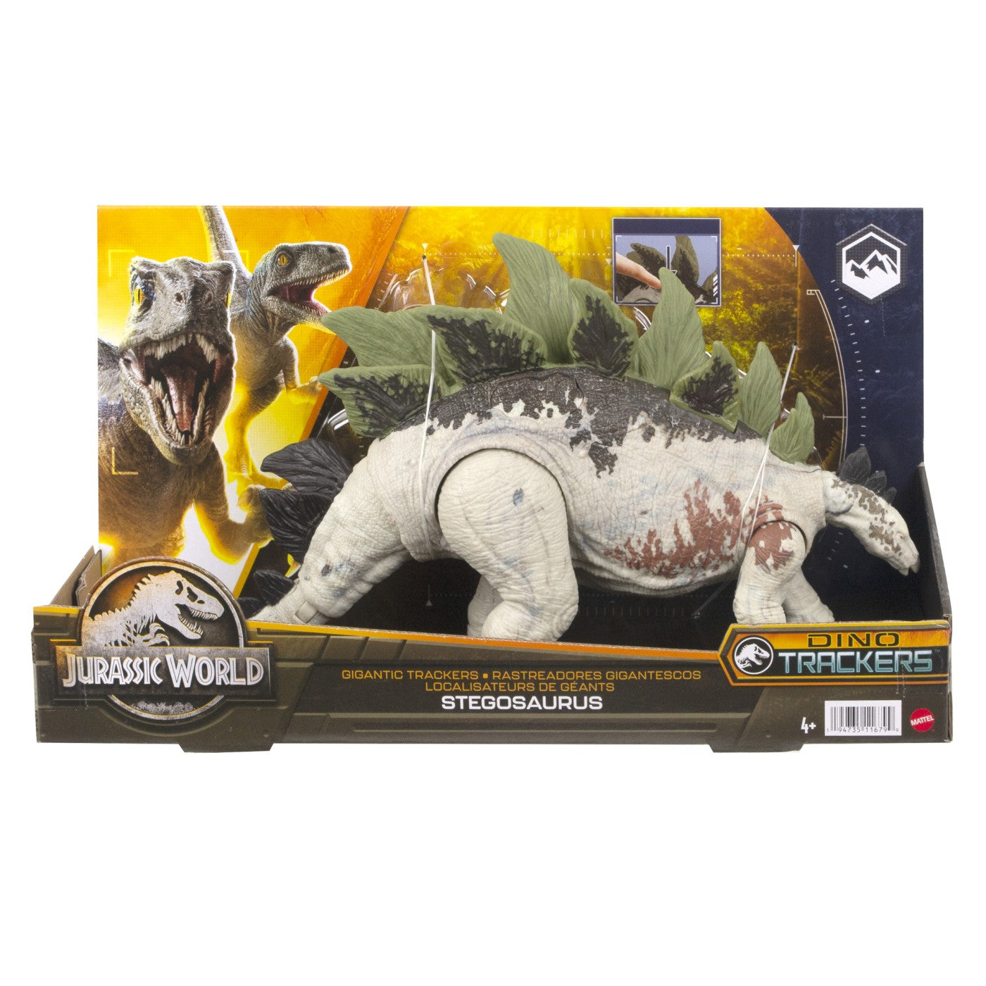 JURASSIC WORLD GIGANTIC TRACKERS DINOZAUR STEGOSAURUS Mattel - Imagine 1 [ps:e7f6a68a-23f5-4632-9d02-733dbdab97af]