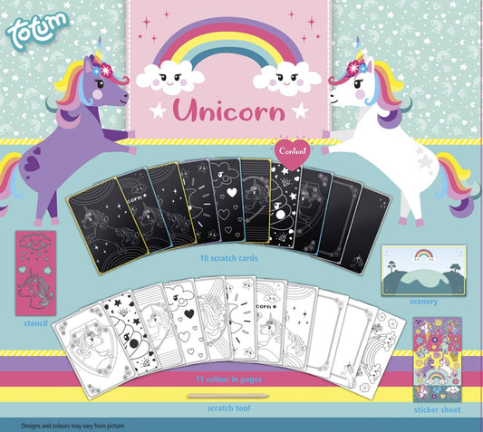 Set creativ de razuit si colorat cu unicorni Totum - Default Title (1) [ps:af9e8fc0-7d58-4573-911e-5c222bdde772]