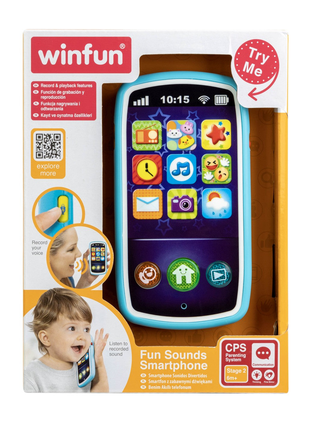 WINFUN SMARTPHONE CU SUNETE AMUZANTE - Imagine 1