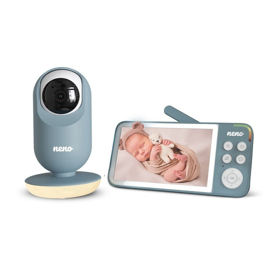 Neno Vedo Blue – Baby monitor video cu ecran mare de 5’’ - Imagine 1 [ps:580de82d-41b3-411b-ad2b-0224c44decc2]