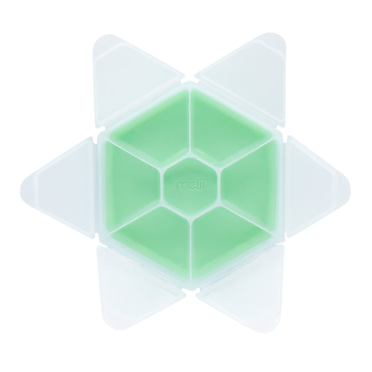 CUTIE SNACK HEXAGON SNACKLE 6 COMPARTMENTE, MELII, BLUE - Mint [ps:e632d484-5b80-46e2-a46a-13e37f02b126]