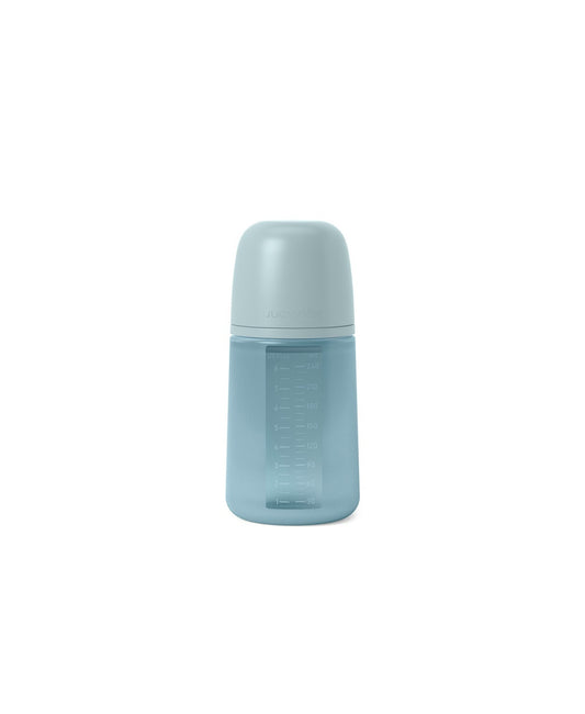 Biberon din silicon, 240ml, Colour Essence SX Pro debit mediu, albastr - Imagine 1 [ps:85be6c13-4bbf-4878-a09e-d8293324a831]