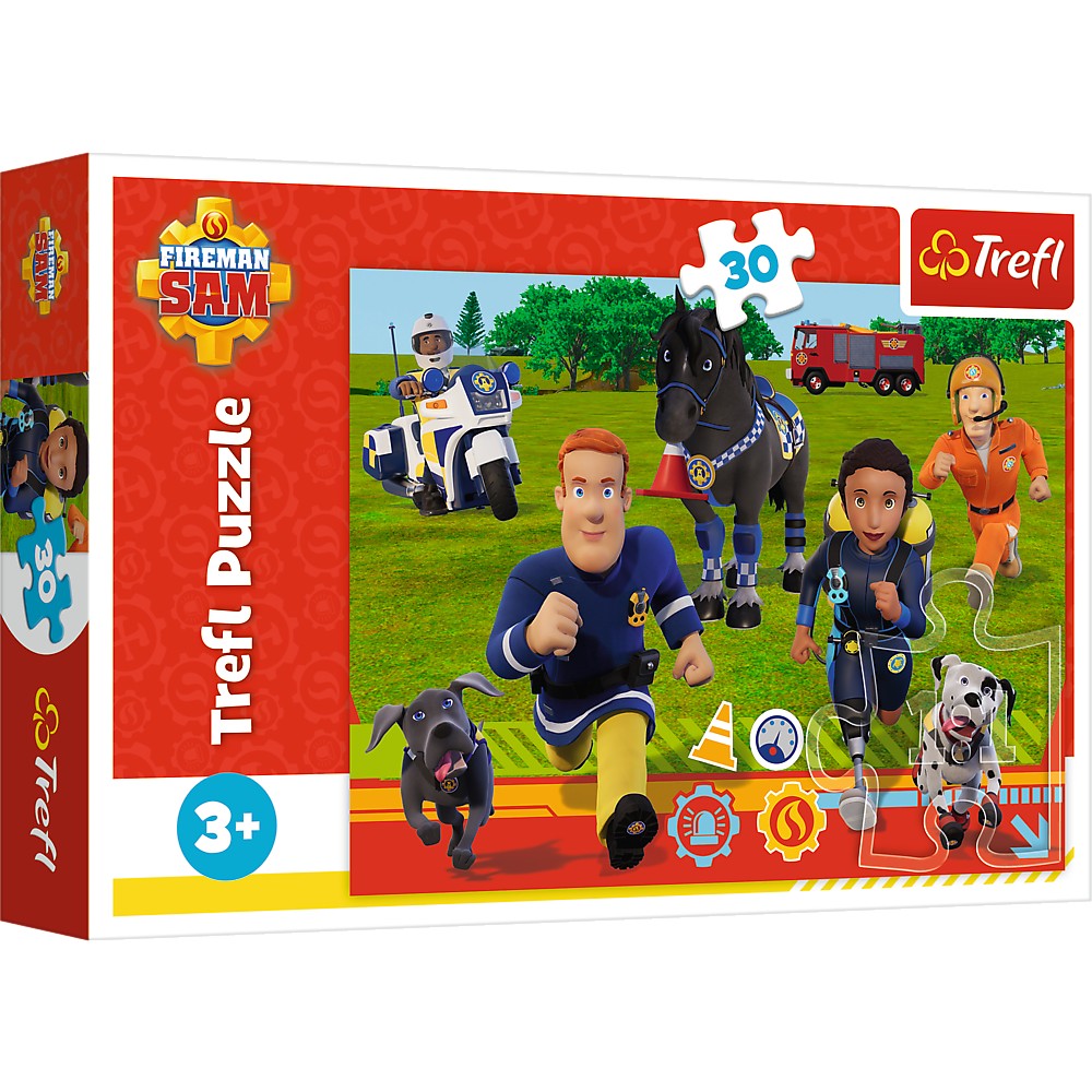 PUZZLE TREFL 30 POMPIERUL SAM GATA DE SALVARE - Imagine 1 [ps:902b24a3-f18b-4763-970f-18d1e6be24f6]