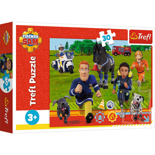 PUZZLE TREFL 30 POMPIERUL SAM GATA DE SALVARE - Imagine 1 [ps:902b24a3-f18b-4763-970f-18d1e6be24f6]