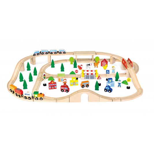 Set de trenulete din 90 de piese Viga - Imagine 1 [ps:22ab7def-d2fd-4f0a-a9d3-2fffceca649d]