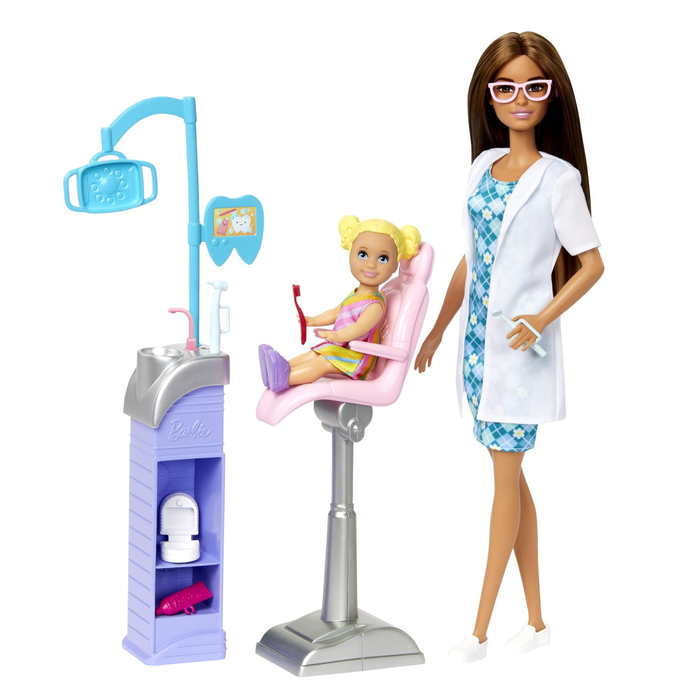BARBIE CARIERE SET MOBILIER CU PAPUSA APICULTOR Mattel - Doctor Stomatolog - Satena (1) [ps:0535677c-34e1-431a-bc6a-a7631406abf7]