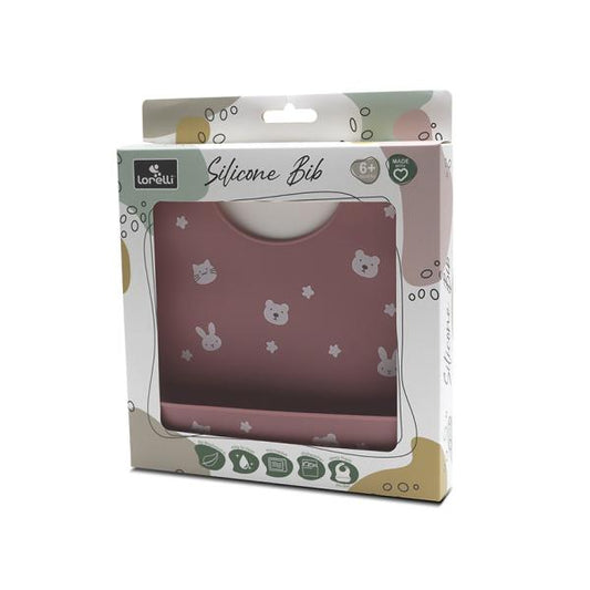 Bavetă Silicon Lorelli cu Buzunar, Reglabilă, Galben - Deep Pink (1) [ps:c9f31338-a63e-4975-949f-bd22361fdff5]