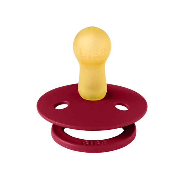 Suzetă BIBS Colour Latex, Tetină Simetrică, 0 luni - Sand - Ruby (1) [ps:0b656cfd-e51d-491c-a2f1-15b320a629af]