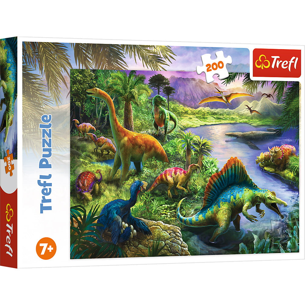 PUZZLE TREFL 200 LUMEA DINOZAURILOR - Imagine 1 [ps:13d4ad40-9b01-407a-9da3-67c438164952]