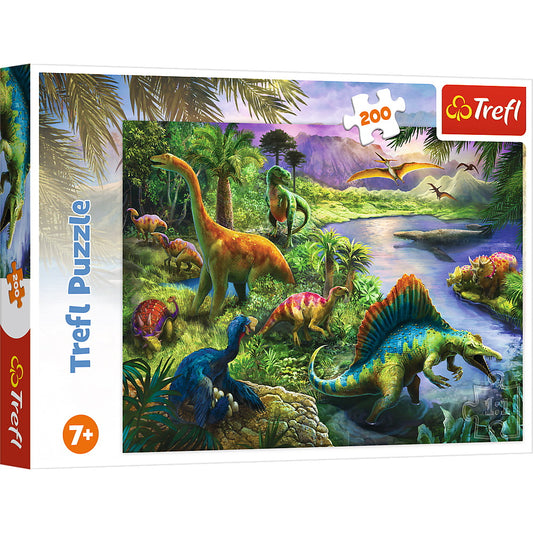 PUZZLE TREFL 200 LUMEA DINOZAURILOR - Imagine 1 [ps:13d4ad40-9b01-407a-9da3-67c438164952]