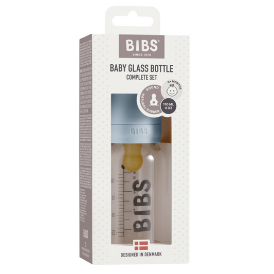 Biberon BIBS Anticolici din Sticlă, 110ml, Dusky Lilac - 110 ml (1) [ps:8703fe5b-3dbc-43e7-8889-9aceb931ccaf]