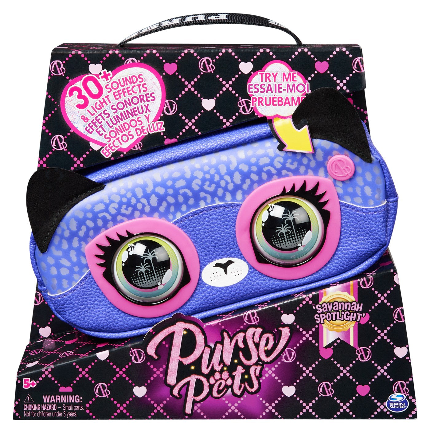 PURSE PETS BORSETA SAVANNAH SPOTLIGHT Spin Master - Imagine 1