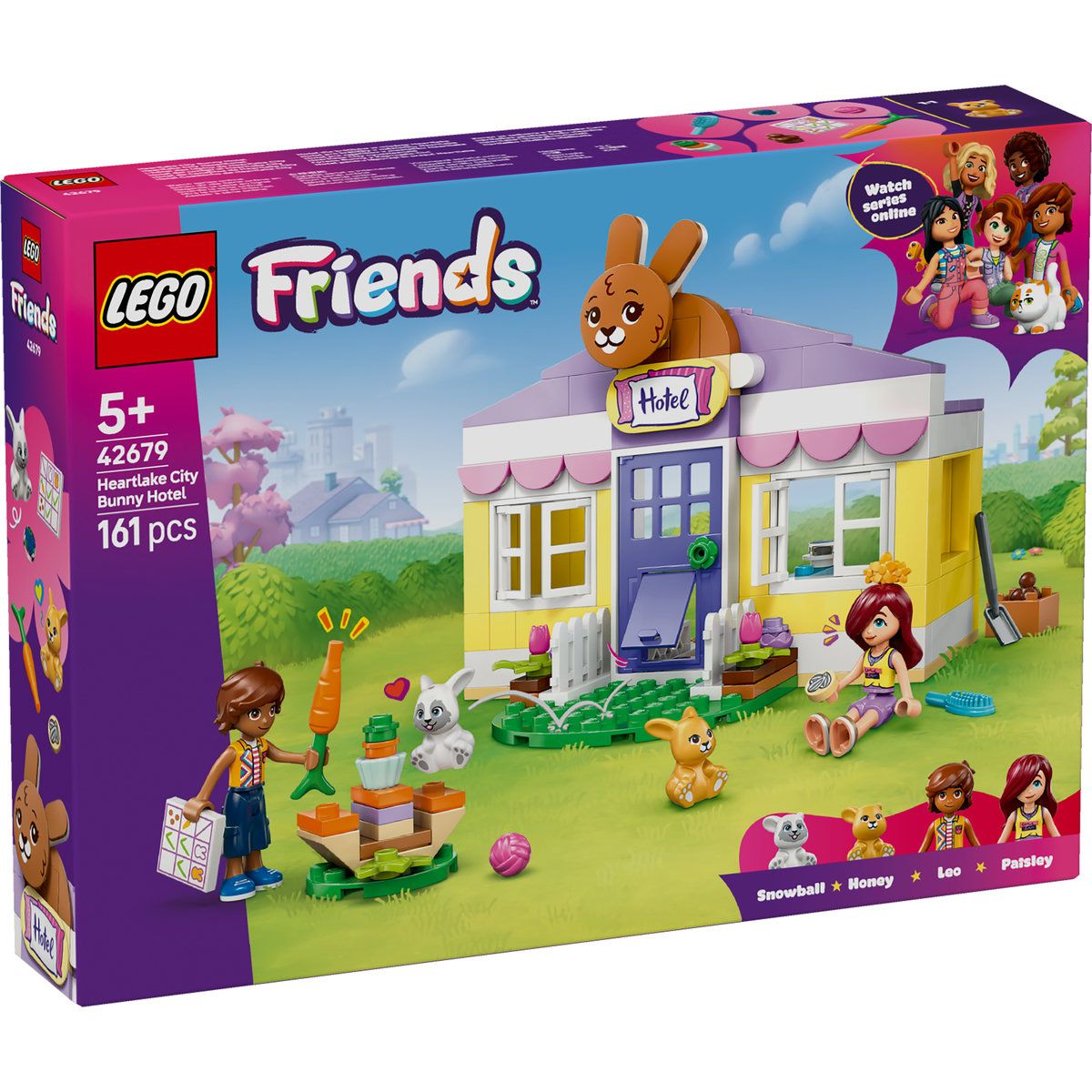 LEGO FRIENDS HOTEL PENTRU IEPURASI IN ORASUL HEARTLAKE 42679 - Imagine 1 [ps:b0548046-c755-4cef-948d-4a213dd83306]