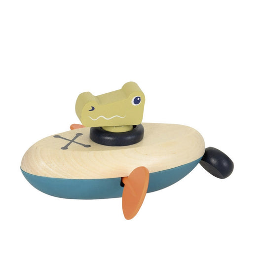 Jucarie pentru baie, Barcuta crocodil, Egmont Toys - Imagine 1
