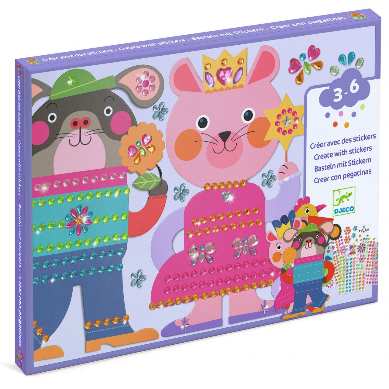 Joc creativ de decorat cu strasuri, Djeco - Imagine 1 [ps:a58c4cb9-fdfe-40ff-a42f-b96bf8c68938]