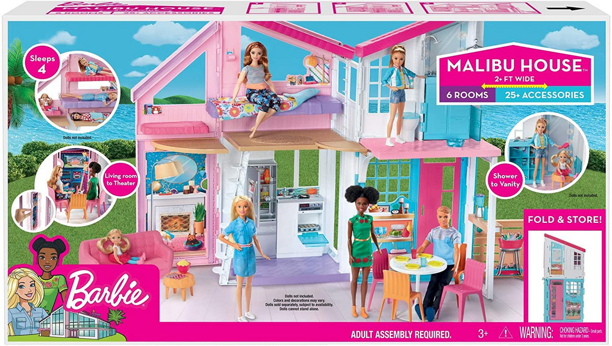 PAPUSA BARBIE CASA MALIBU Mattel - Imagine 1