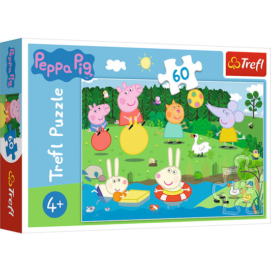 PUZZLE TREFL 60 PEPPA PIG DISTRACTIE IN VACANTA - Imagine 1 [ps:ba9da4bd-7f2d-43bc-87d2-cff69f523803]