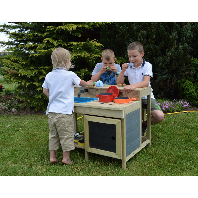 Bucatarie insula de gradina pentru copii (K2), Wendi Toys - Imagine 1