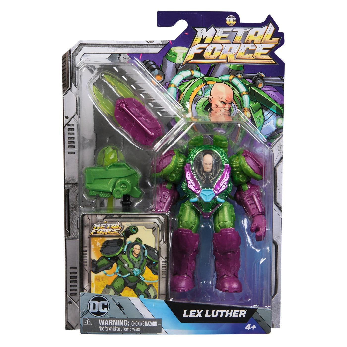 BATMAN DC EROII METAL FORCE FIGURINA LEX LUTHER 10CM - Imagine 1 [ps:716c4fe7-4915-4de7-801b-55013468371b]