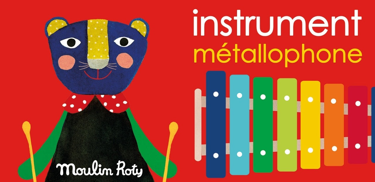 Metalofon Les Popipop, Moulin Roty - Imagine 1 [ps:7732baea-4031-43bd-84c0-650f599f61ba]
