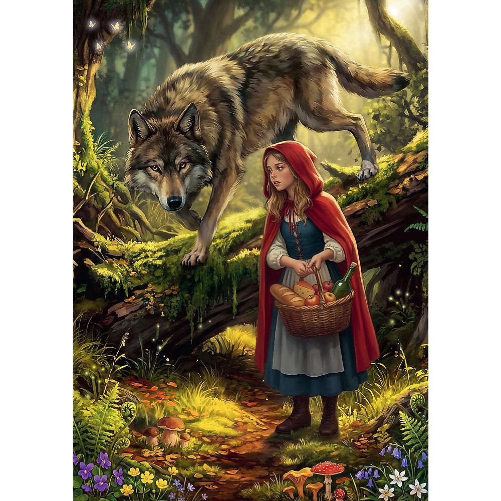 Puzzle Trefl 500 piese - Scufulița Roșie și Lupul | Premium - Default Title (1) [ps:9646d263-bea5-46e7-99ab-a577b76effa8]