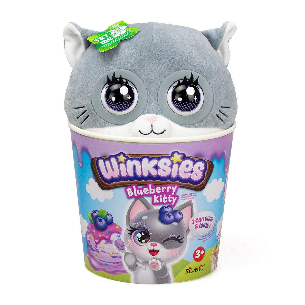 WINKSIES Blueberry Kitty, jucarie de plus, pisicuta - Imagine 1 [ps:83237ace-5b34-4a92-a377-1005ef37fdd4]
