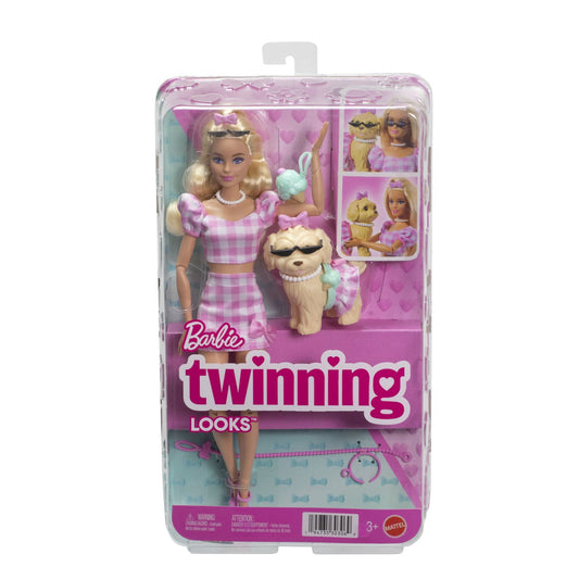 BARBIE TWINNING LOOKS SET PAPUSA BARBIE BLONDA SI CATEL - Imagine 1 [ps:1fe55cbb-0224-471f-95c8-f16fa9eae16d]