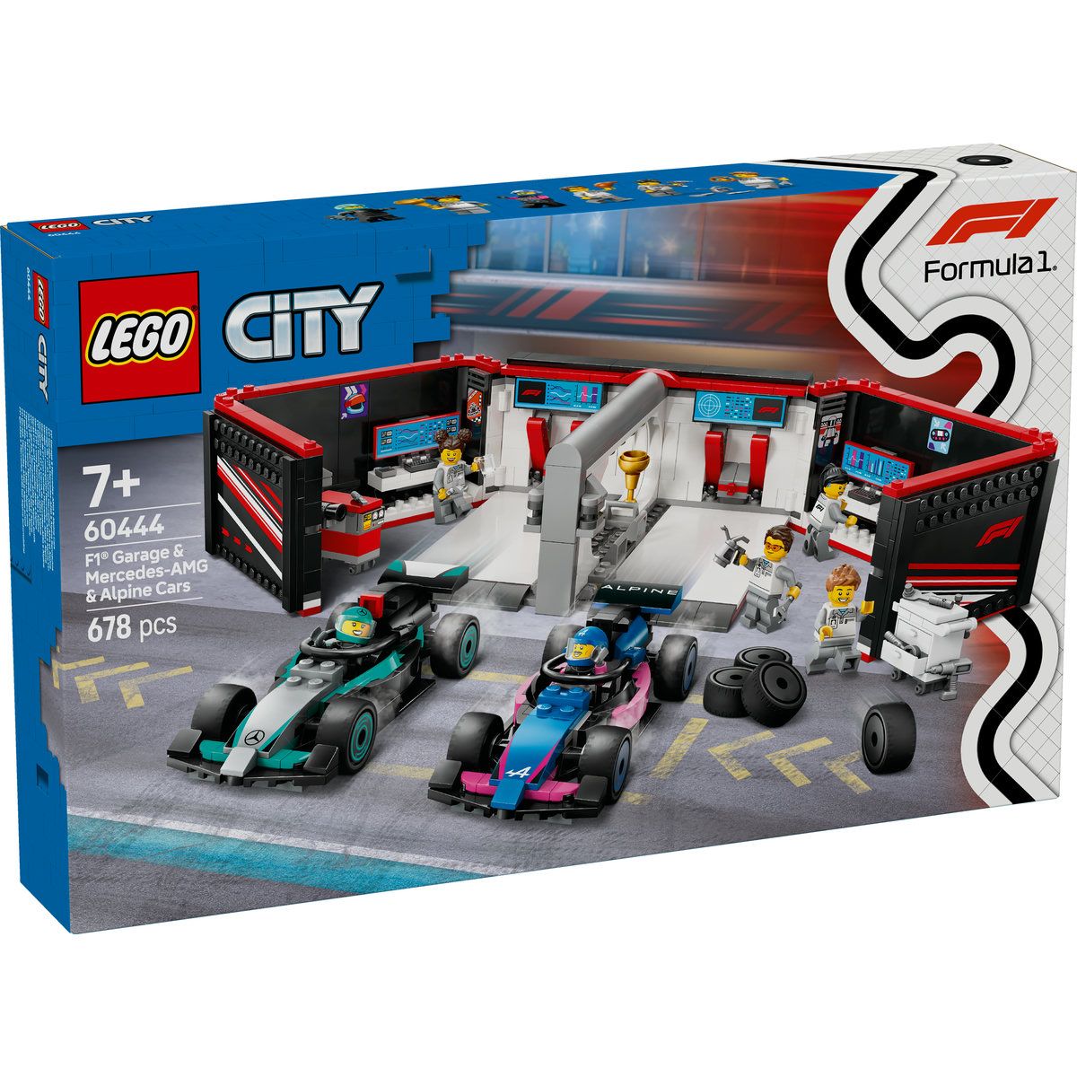 LEGO CITY GARAJ F1 SI MASINI MERCEDES-AMG SI ALPINE 60444 - Imagine 1 [ps:19554d59-bfa9-464b-911a-7b012bfbbb62]
