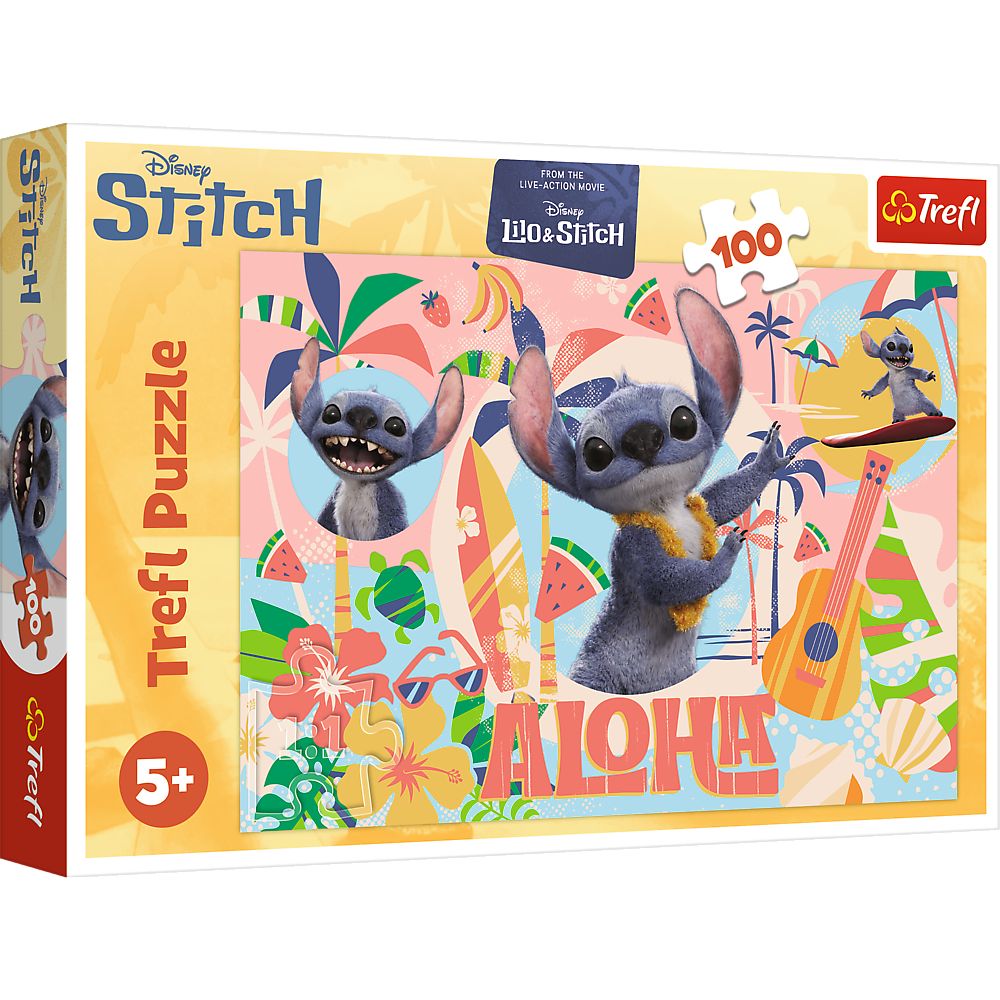 PUZZLE TREFL 100 DISNEY STITCH SI PRIETENII IN ACTIUNE - Imagine 1 [ps:b6635189-5fa0-481a-bb6e-372cf2dd7482]