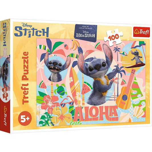 PUZZLE TREFL 100 DISNEY STITCH SI PRIETENII IN ACTIUNE - Imagine 1 [ps:b6635189-5fa0-481a-bb6e-372cf2dd7482]