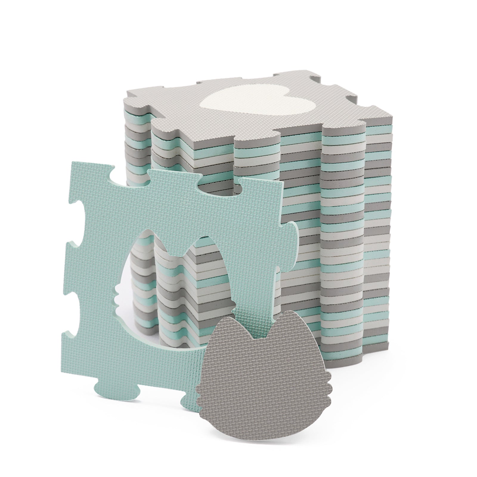 COVORAS DE JOACA KINDERKRAFT LUNO SHAPES, PUZZLE 3D, - Mint [ps:4952277a-358b-40f5-897e-7f081eeb7e43]