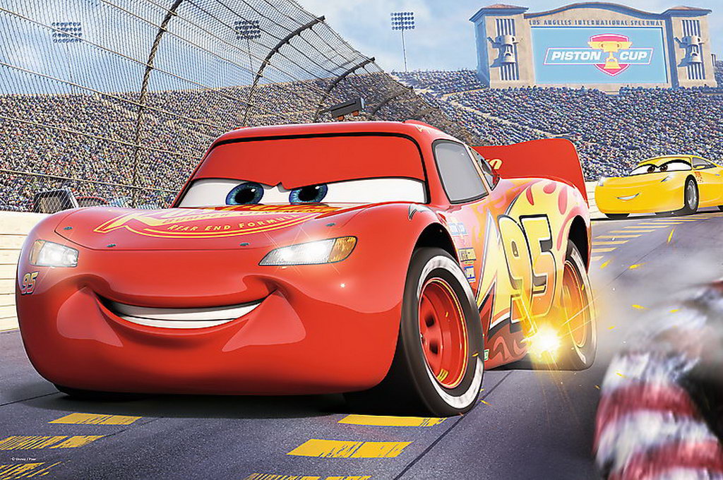 PUZZLE TREFL 24 MAXI FULGER MCQUEEN - Campionul (1) [ps:9685c7d5-5429-41a9-8aa4-609f75573766]
