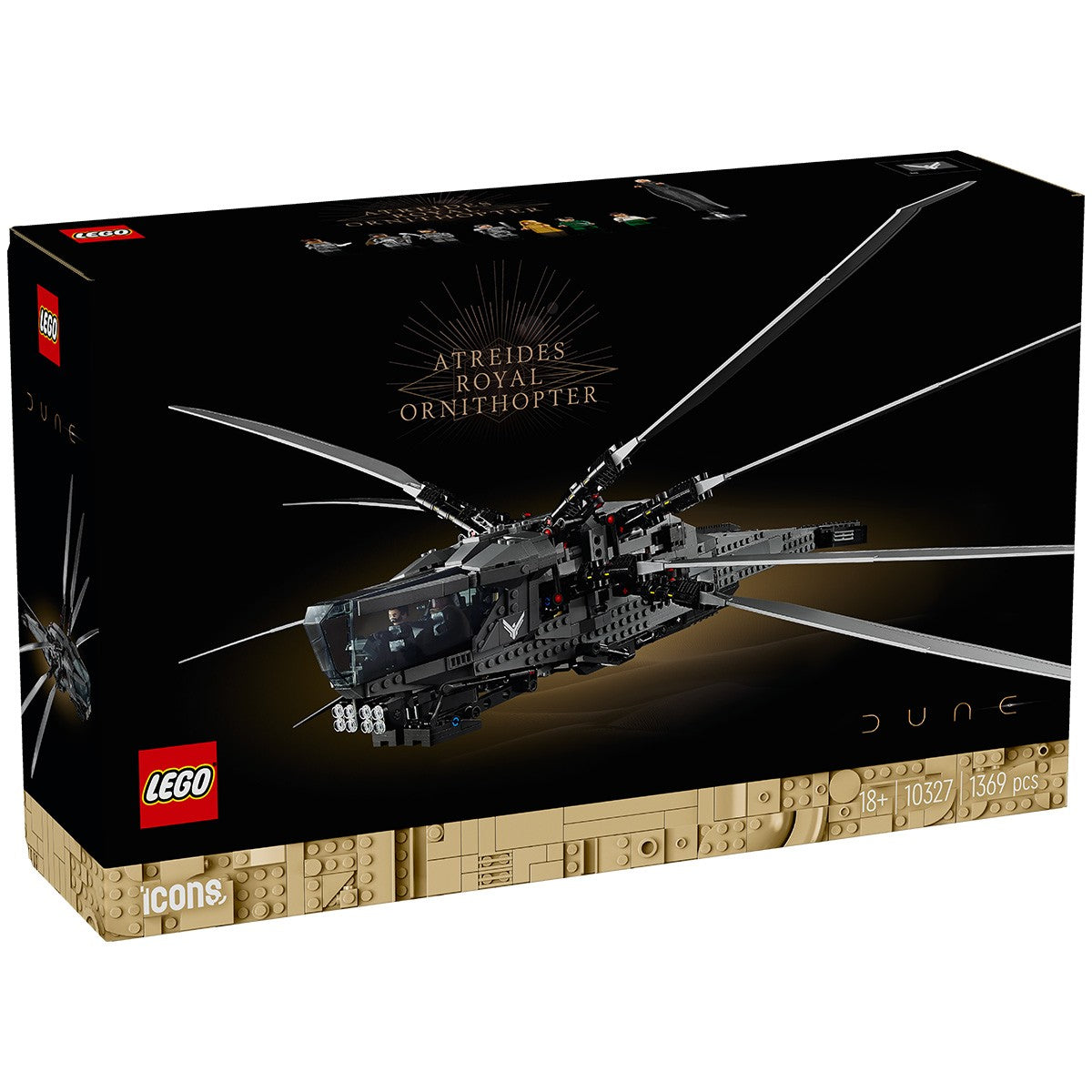 LEGO ICONS DUNE ATREIDES ROYAL ORNITHOPTER 10327 - Imagine 1 [ps:3338254d-97e7-41bf-9a84-5ca38a45f518]