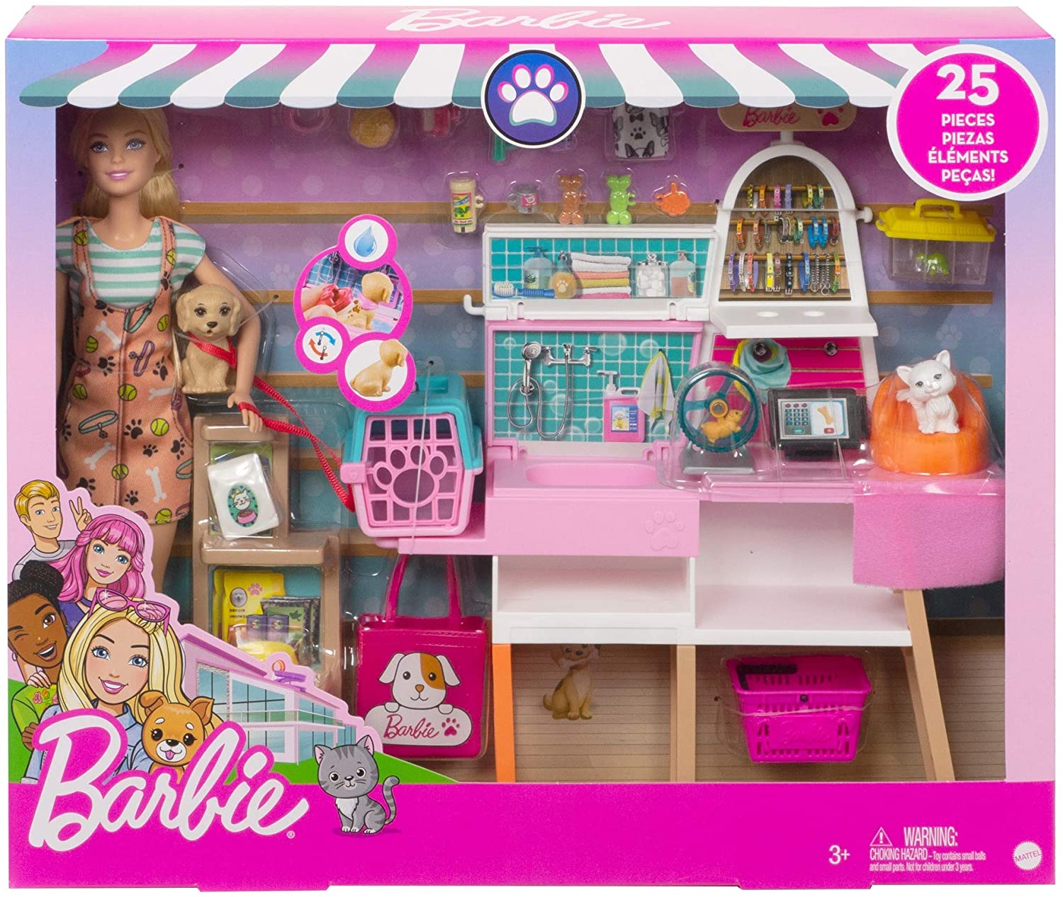 BARBIE SET DE JOACA MAGAZIN ACCESORII ANIMALUTE Mattel - Imagine 1 [ps:a8dd74ec-c411-4915-a569-4b3d372d4520]