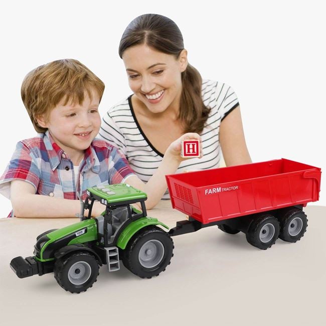 Tractor Jucărie cu Remorcă, Sunete și Lumini Jumbo - Default Title (1) [ps:d8a4dea9-8176-498c-a7c4-216fd70abd21]